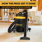Vacmaster Professional Beast Series™ 12-Gallon 6 Peak HP Wet/Dry Vacuum, VJH1211PF 0204