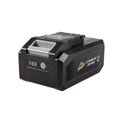 A 20V Armor All battery on a white background