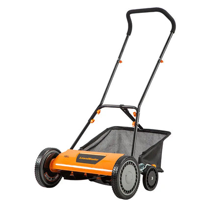 LawnMaster 18-Inch 5-Blade Push Reel Mower, LMRM1801