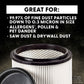 VCFH HEPA Material Cartridge Filter and Retainer for Dry Pick-Up