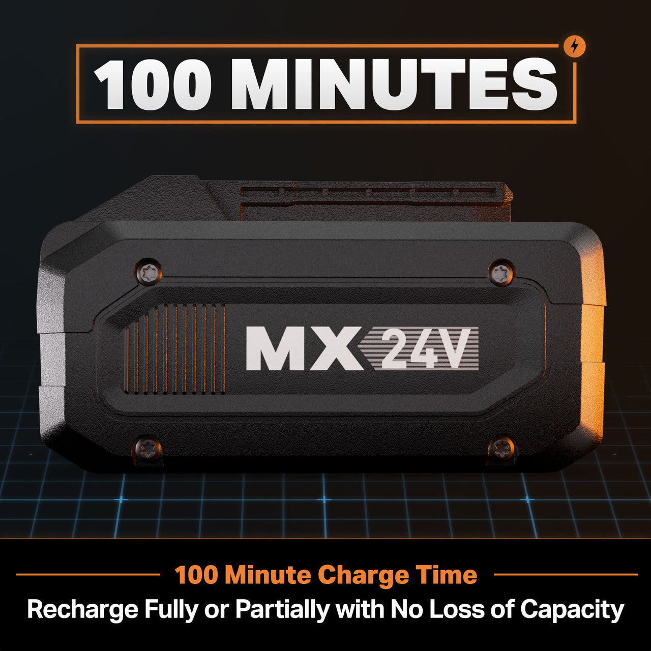 LAWNMASTER MX 24V POWER MULTI-SYSTEM LITHIUM-ION 4AH BATTERY