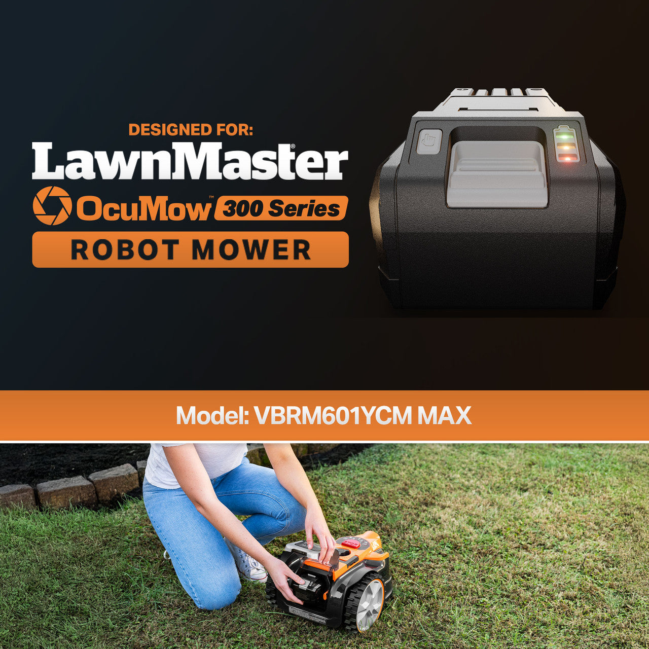 LawnMaster MX 24V Power Lithium-Ion 8Ah Battery