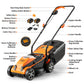 LawnMaster Electric Cordless 13-Inch Lawn Mower 24V