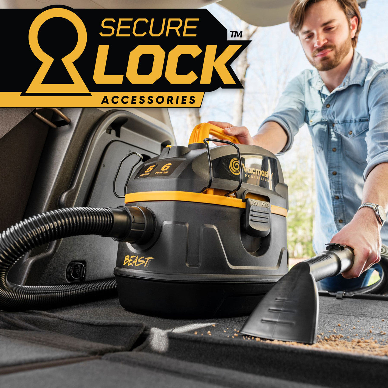 5-Gallon 6 Peak HP Beast Series™ Wet/Dry Vacuum VFB511B 0202
