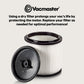 VCFH HEPA Material Cartridge Filter and Retainer for Dry Pick-Up