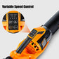 Close up of speed variable speed control on blower