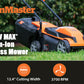LawnMaster Electric Cordless 13-Inch Lawn Mower 24V