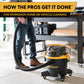 Vacmaster Professional 6-Gallon 4 Peak HP Wet/Dry Vacuum, VJF608PF 0202