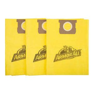 Armor All 6- to 8-Gallon High-Efficiency Wet/Dry Vacuum Dust Bags, 3-Pack, AAHBL