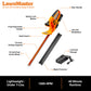LawnMaster 22-Inch 24V Cordless Hedge Trimmer, CLHT2422