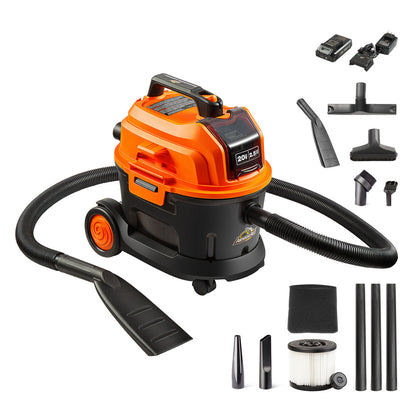 Armor All 2.5 Gallon 20V Cordless Vac, DAA202W 0901