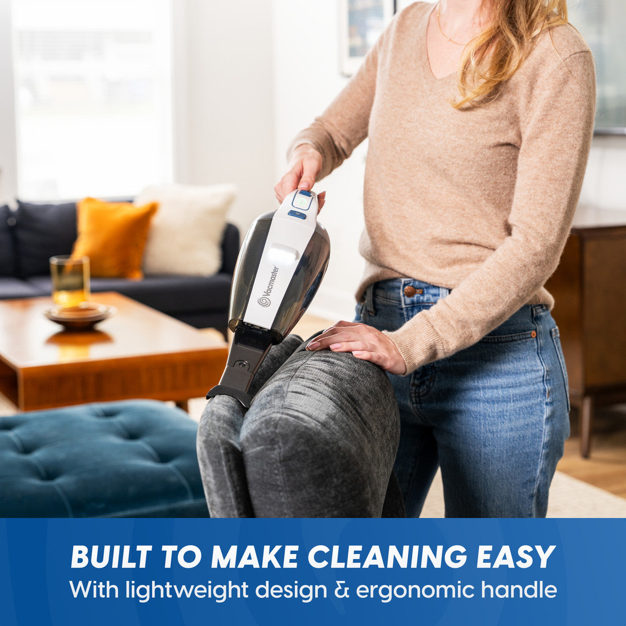 Vacmaster 14.8V Cordless Handheld Vacuum with Motorized Nozzle