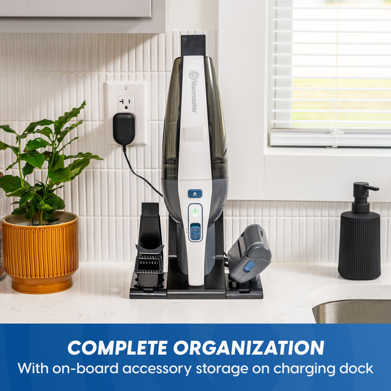 Vacmaster 14.8V Cordless Handheld Vacuum with Motorized Nozzle