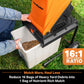 LawnMaster 15 Amp Electric Wood Chipper Shredder w/ Collection Bin, FD1504