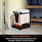 LawnMaster 15 Amp Electric Wood Chipper Shredder w/ Collection Bin, FD1504