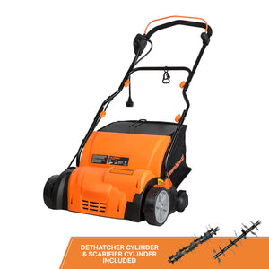 LawnMaster 15” Electric Scarifier & Lawn Dethatcher, GV1314.01
