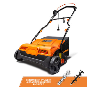 LawnMaster 16” Electric Scarifier & Lawn Dethatcher, GVB1316