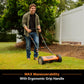 LawnMaster 14-Inch 5-Blade Push Reel Mower, LMRM1401
