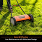 LawnMaster 16-Inch 5-Blade Push Reel Mower, LMRM1602