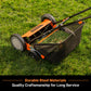 LawnMaster 18-Inch 5-Blade Push Reel Mower, LMRM1801