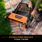 LawnMaster 18-Inch 5-Blade Push Reel Mower, LMRM1801