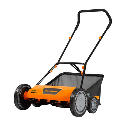 LawnMaster 20-Inch 5-Blade Push Reel Mower, LMRM2001