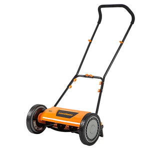 LawnMaster 16-Inch 5-Blade Push Reel Mower, LMRM1602