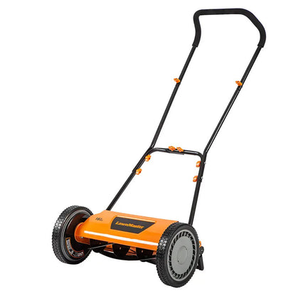 LawnMaster 16-Inch 5-Blade Push Reel Mower, LMRM1602