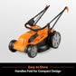 LawnMaster 12 Amp 16-inch Electric Lawn Mower, MEB1216K