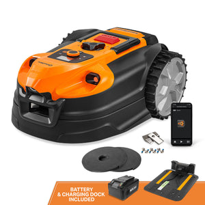 LawnMaster OcuMow™ R1600-Plus Robot Lawn Mower, VBRM701i4 Plus