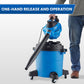 Vacmaster 10-Gallon* 4 Peak HP† Wet/Dry Vacuum With Detachable Blower, VBVA1010PF
