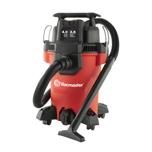 Vacmaster 4-Gallon 3.5 Peak HP Wet/Dry Vac, VCM408PF 1101