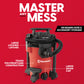 Vacmaster 4-Gallon 3.5 Peak HP Wet/Dry Vac, VCM408PF 1101