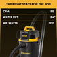 Vacmaster Professional 6-Gallon 4.5 Peak HP Wet/Dry Vac with Self-Cleaning Filter System, VDK611PF 0201