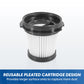 Vacmaster Replacement Filter Kit for 14.8V Hand Vacuum, VHVF