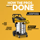 Vacmaster Professional Beast Series™ 14-Gallon* 6.5 Peak HP† Wet/Dry Vacuum, VJE1412SW 0203