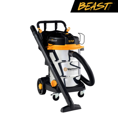 Vacmaster Professional Beast Series™ 14-Gallon* 6.5 Peak HP† Stainless Steel Wet/Dry Vacuum, VJE1412SW 0201