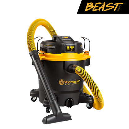 Vacmaster Professional Beast Series™ 12-Gallon 5.5 Peak HP Wet/Dry Vacuum, VJH1211PF 0205