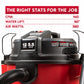 Vacmaster 12-Gallon* 5.5 Peak HP† Wet/Dry Vacuum, VJH1211PF 1101