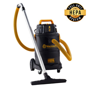 Vacmaster Professional 8-Gallon* HEPA Certified Wet/Dry Vacuum, VK811PH