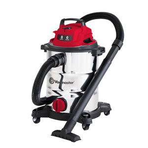 Vacmaster 8-Gallon* Premium Stainless Steel Wet/Dry Vacuum, VOC812SF 1101