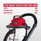 Vacmaster 8-Gallon* Premium Stainless Steel Wet/Dry Vacuum, VOC812SF 1101