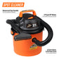 Armor All 2.5-Gallon* 2 Peak HP† Wet/Dry Car Vac, VOM205P 0903