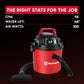 Vacmaster 2.5-Gallon* 2 Peak HP Wall Mountable Wet/Dry Vacuum – VOM205P 1101