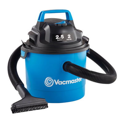 Vacmaster 2.5-Gallon* 2 Peak HP† Wall Mountable Wet/Dry Vacuum, VOM205P